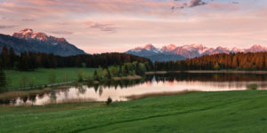 Hegratsrieder See (lake), Allgäu region, Ammergau Alps, Bavaria, Germany Hegratsrieder See (lake), Allgäu region, Ammergau Alps, Bavaria, Germany